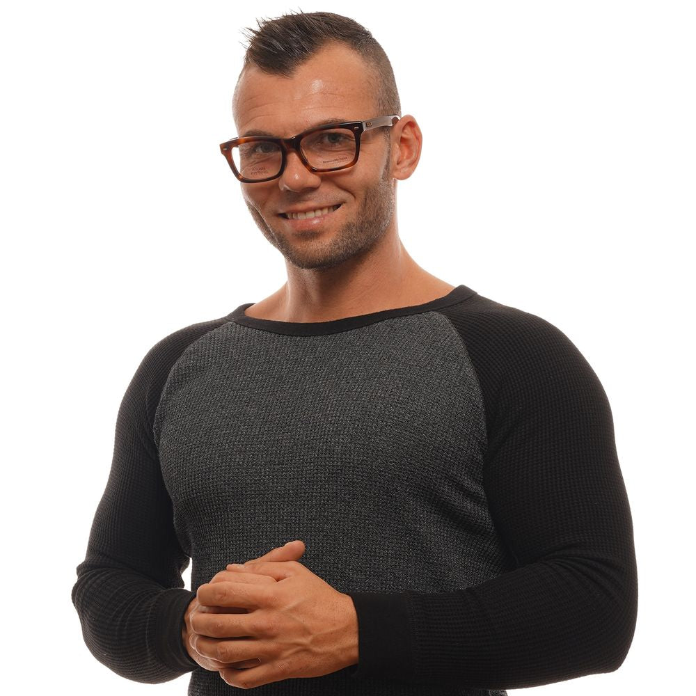 Ermenegildo Zegna Brown Acetate Optical Frames