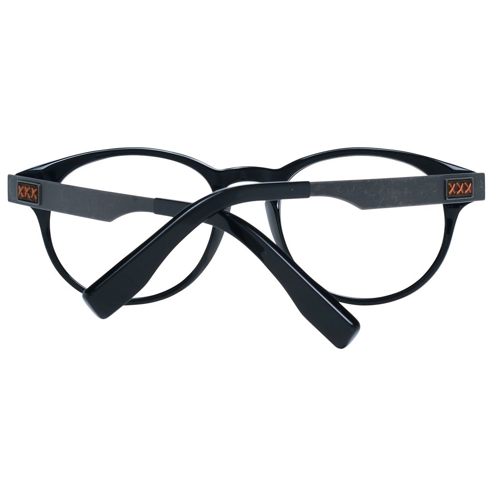 Ermenegildo Zegna Black Acetate Optical Frames