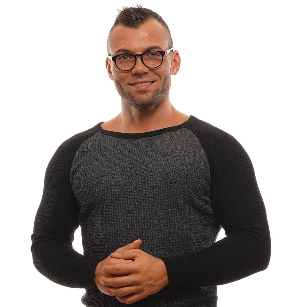 Ermenegildo Zegna Black Acetate Optical Frames