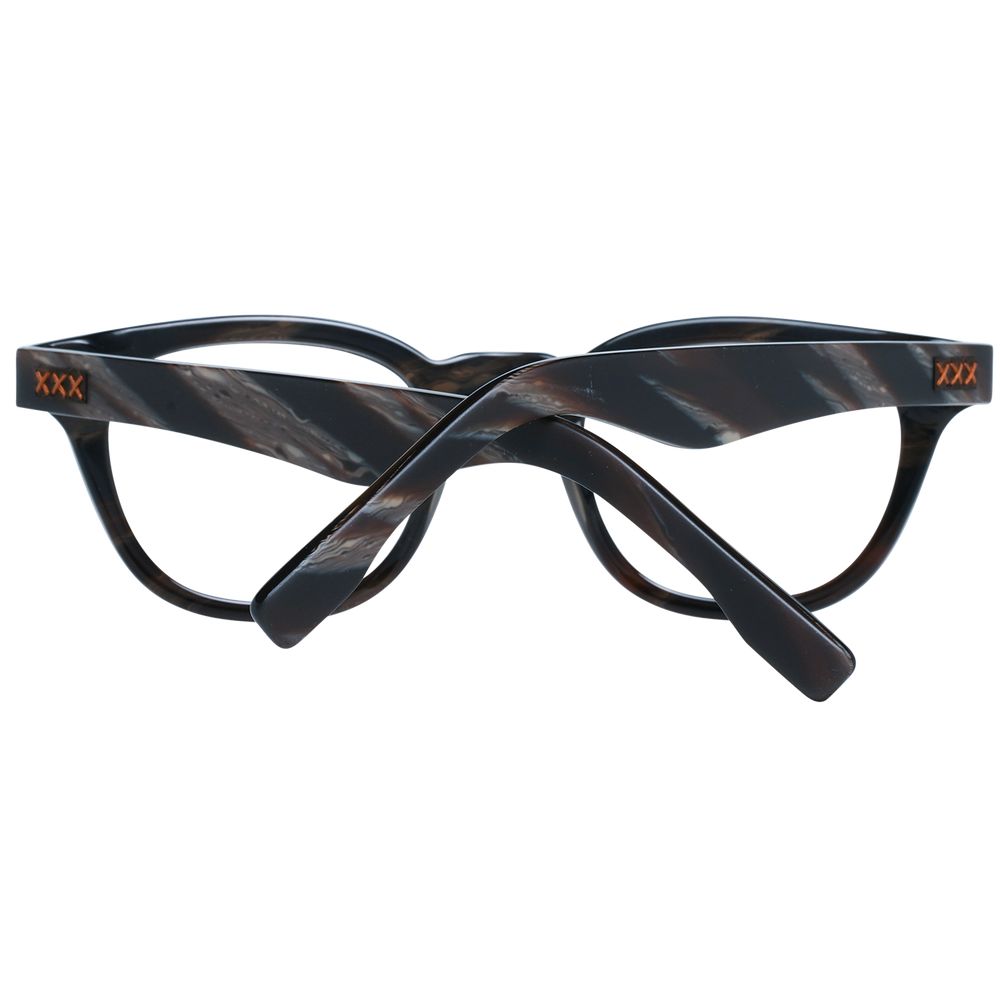 Ermenegildo Zegna Black Acetate Optical Frames