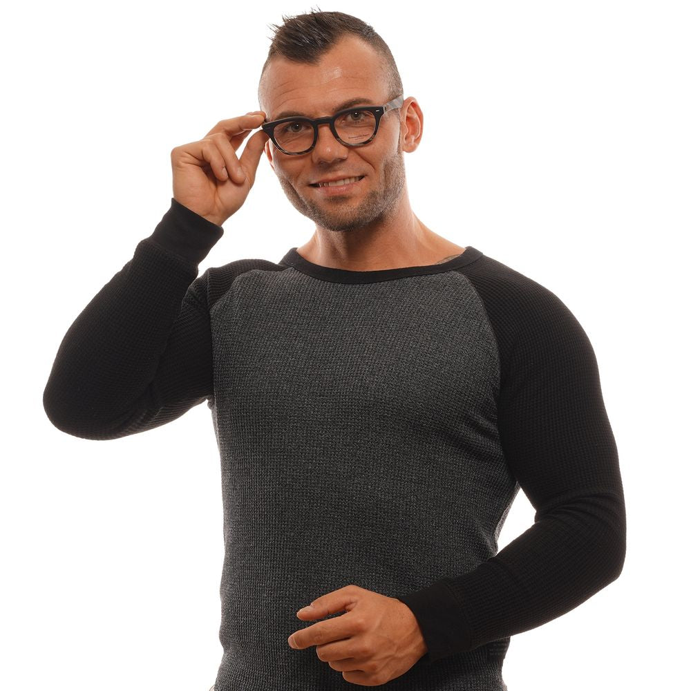Ermenegildo Zegna Black Acetate Optical Frames