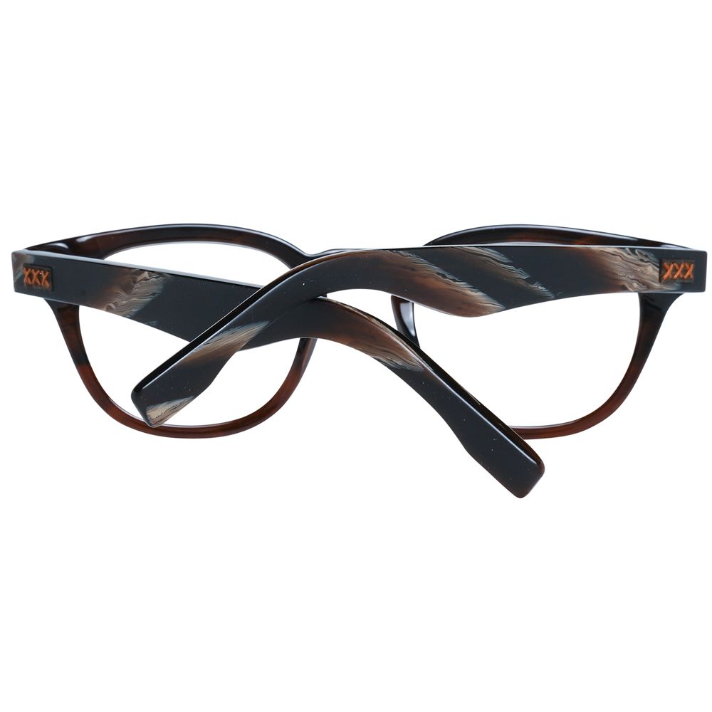 Ermenegildo Zegna Brown Optical Frames for Sophisticated Style