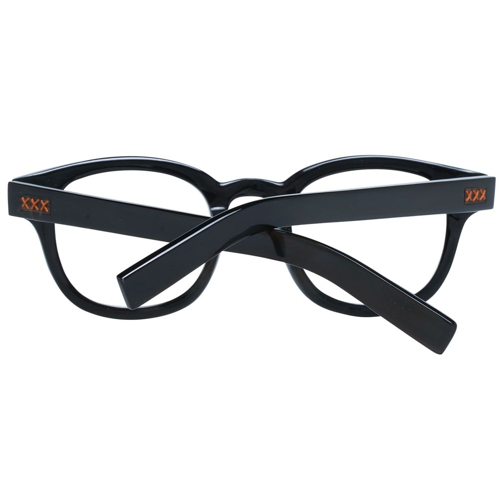 Ermenegildo Zegna Brown Horn Optical Frames