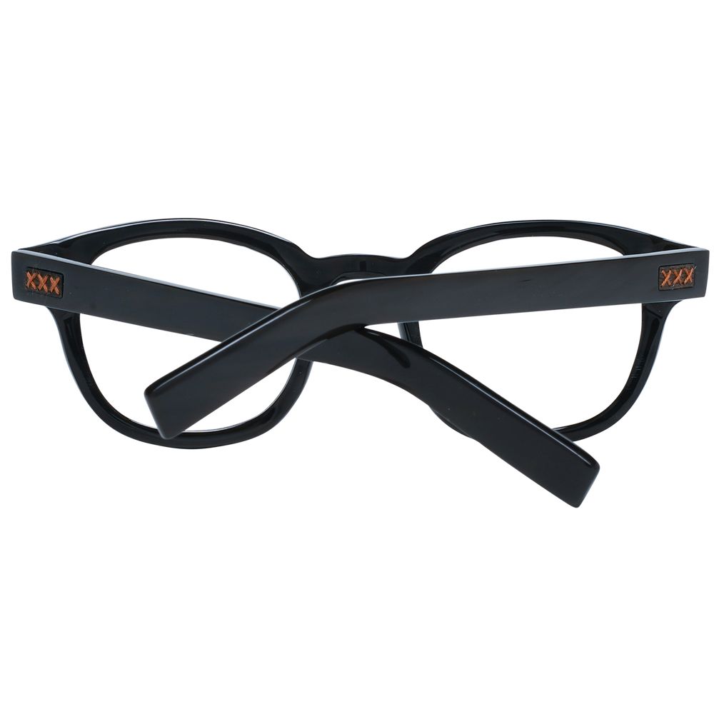 Ermenegildo Zegna Black Horn Optical Frames for Timeless Elegance