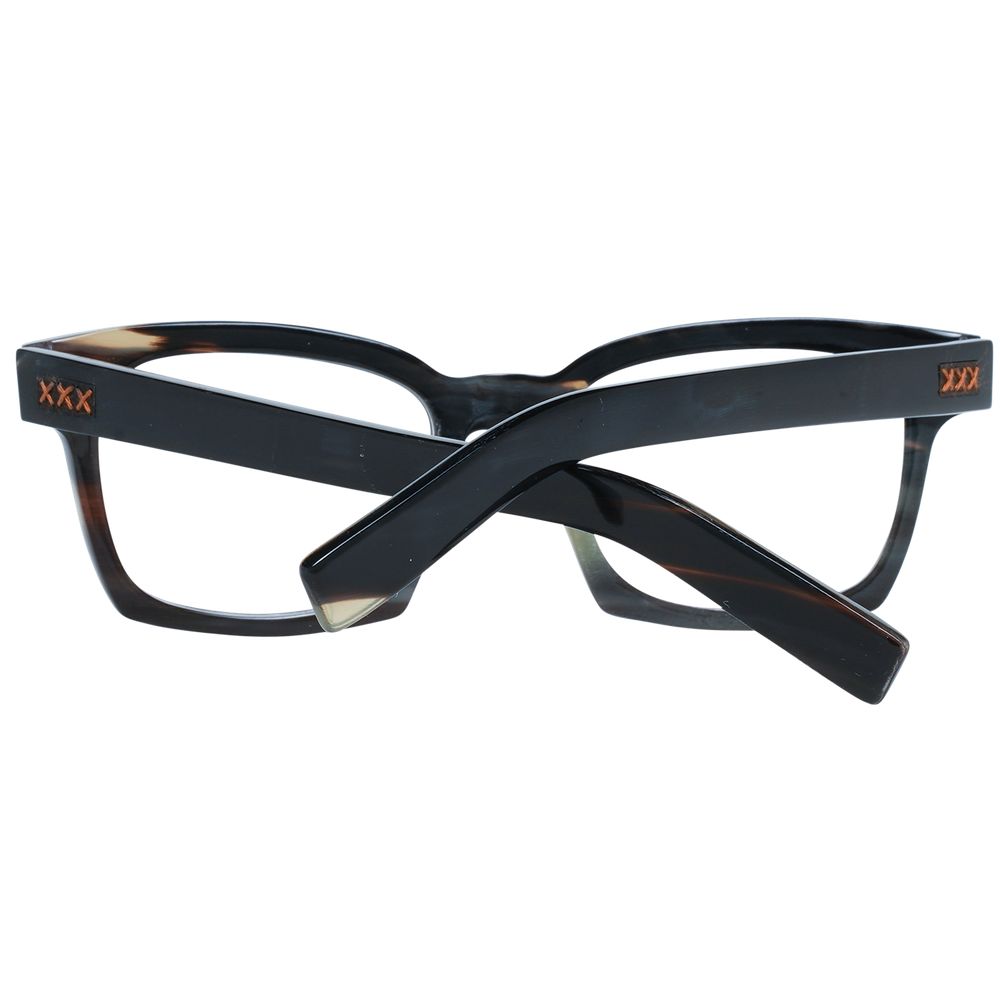 Ermenegildo Zegna Green Horn Optical Frames for Elevated Style