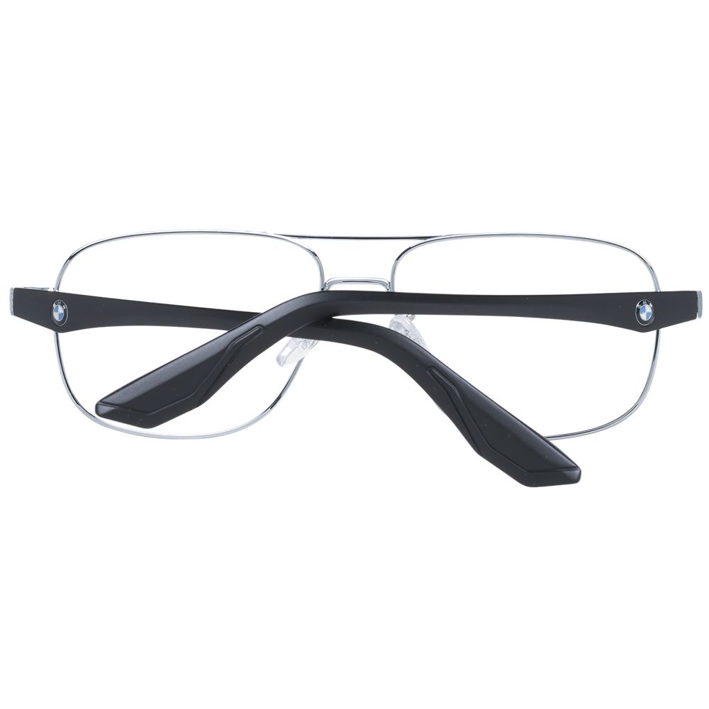 BMW Silver Metal Optical Frames for Timeless Sophistication