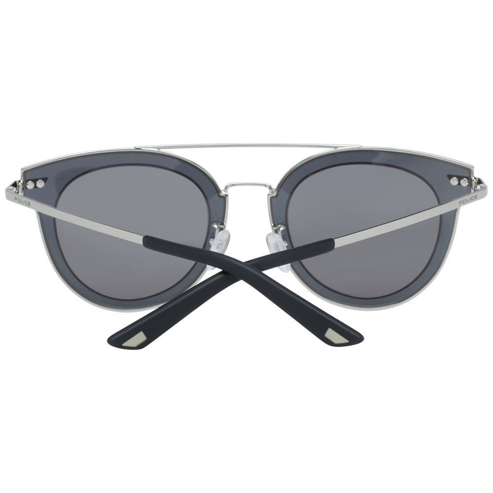 Police Silver Metal Sunglasses - Luxury Style and Protection