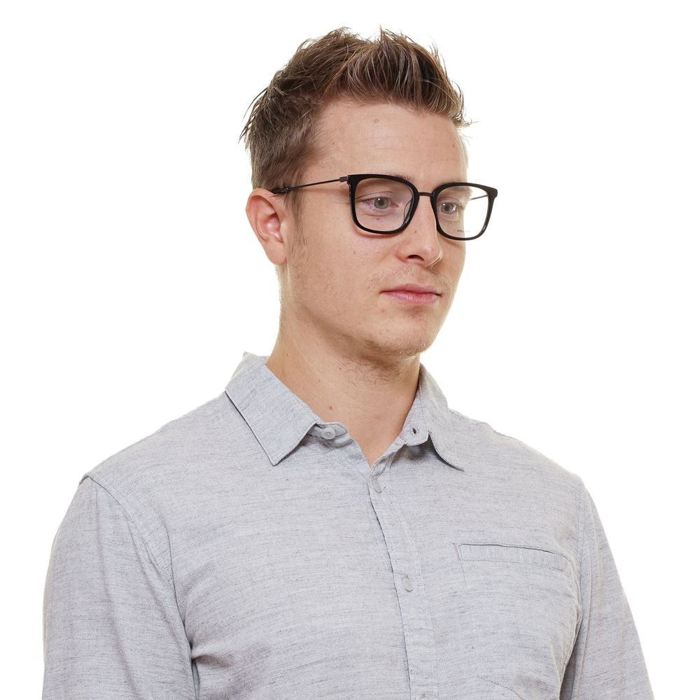Police Black Metal Optical Frames for Elevated Style
