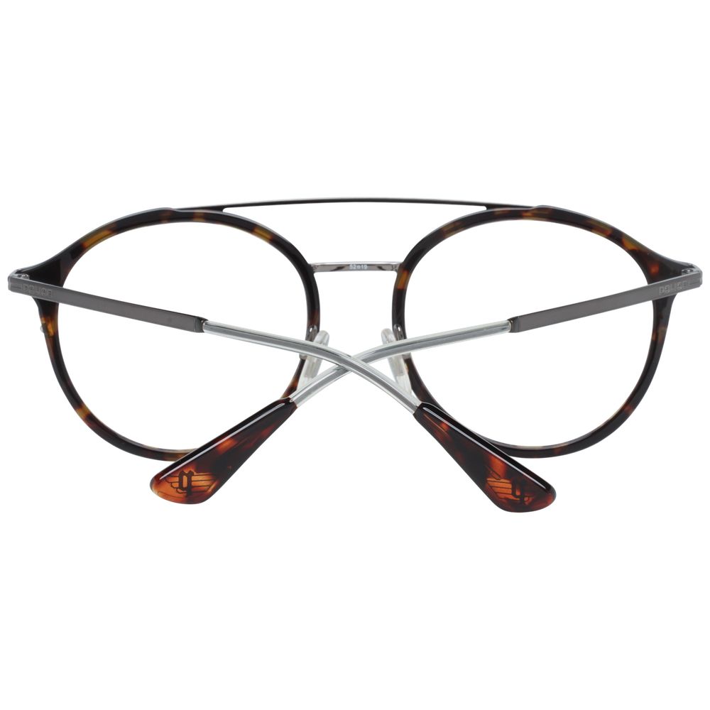 Police Brown Metal Optical Frames for Elevated Style