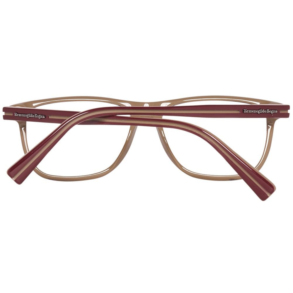 Ermenegildo Zegna Red Acetate Optical Frames