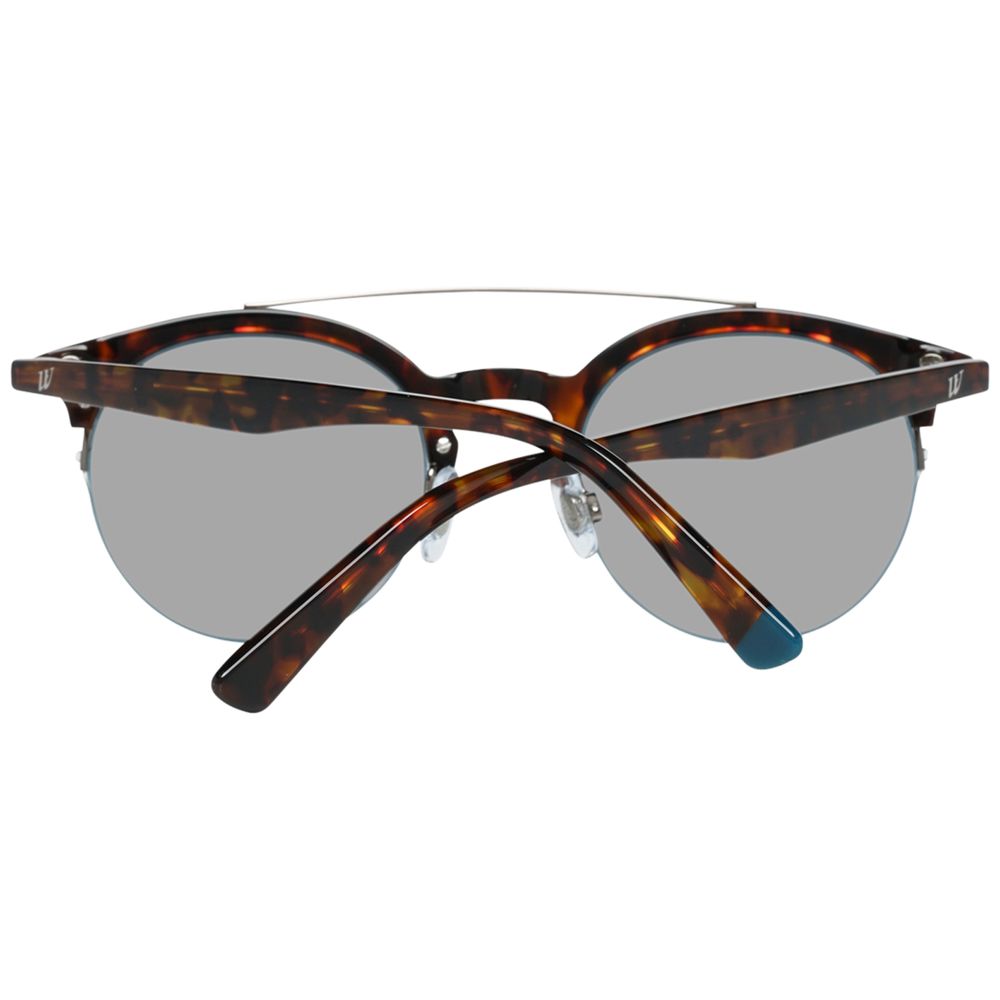 Web Brown Metal Sunglasses with Timeless Elegance