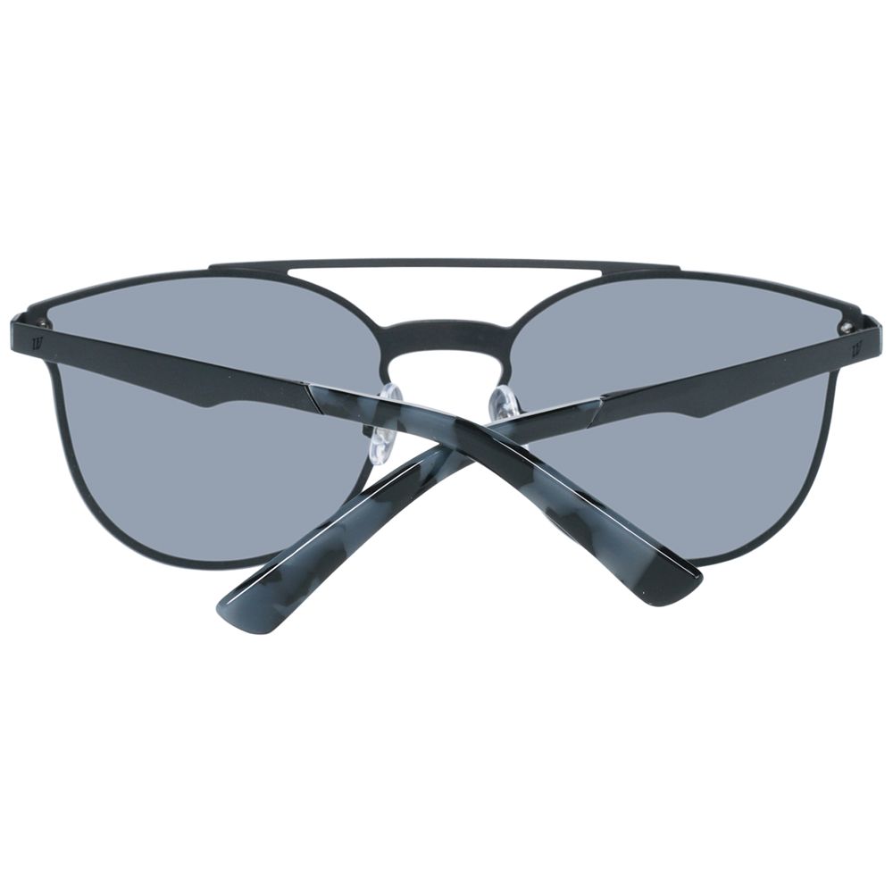 Web Black Premium Metal Sunglasses with Rimless Design