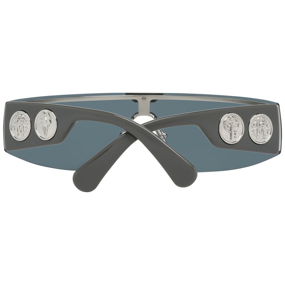 Roberto Cavalli Black Acetate Sunglasses with Timeless Elegance