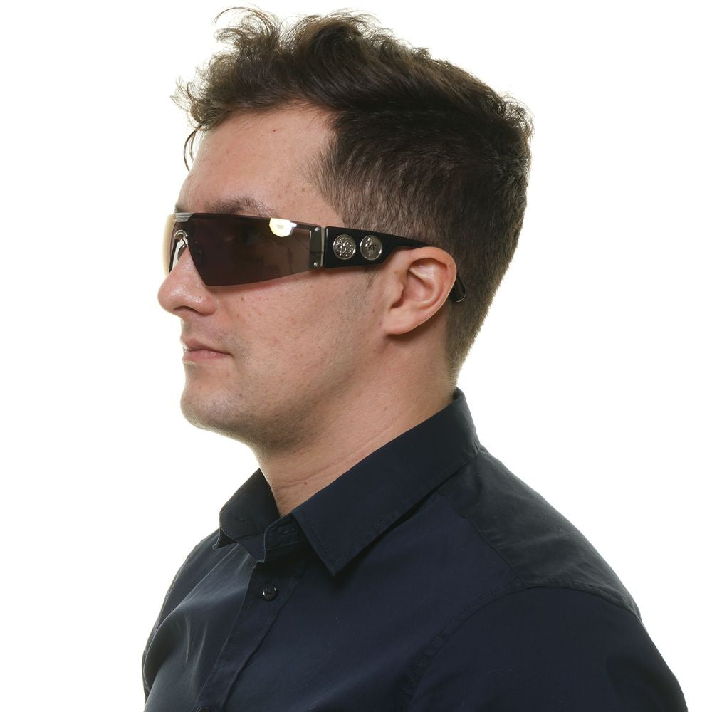 Roberto Cavalli Black Metal Sunglasses for Effortless Elegance