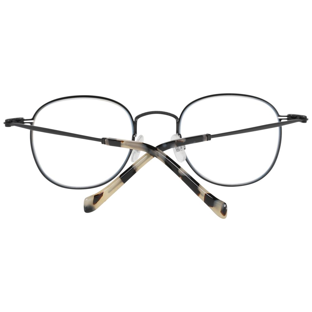 Hackett Black Metal Optical Frames for Timeless Elegance