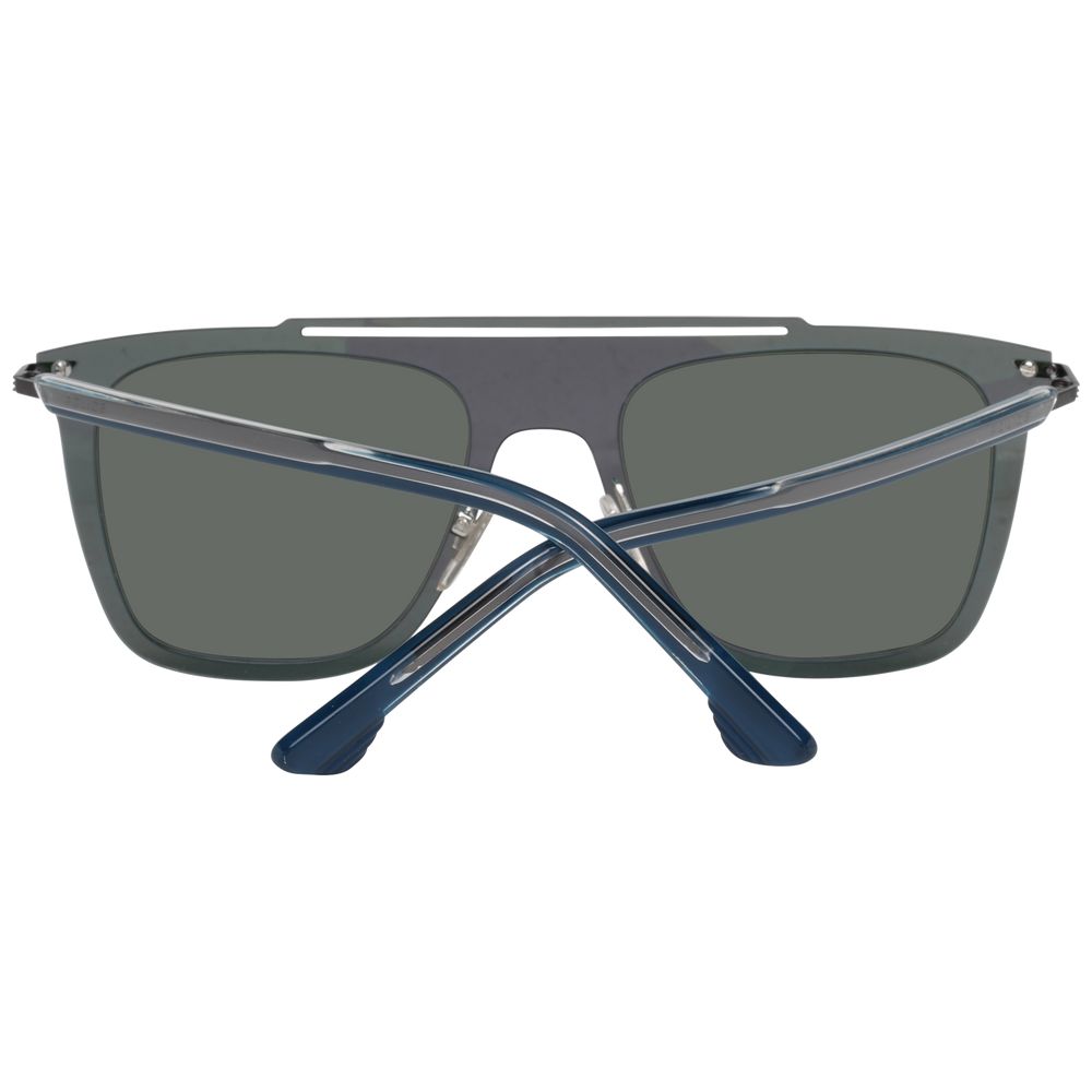 Police Blue Mirrored Sunglasses with Luxury Design