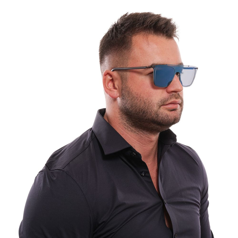 Police Blue Mirrored Sunglasses with Luxury Design