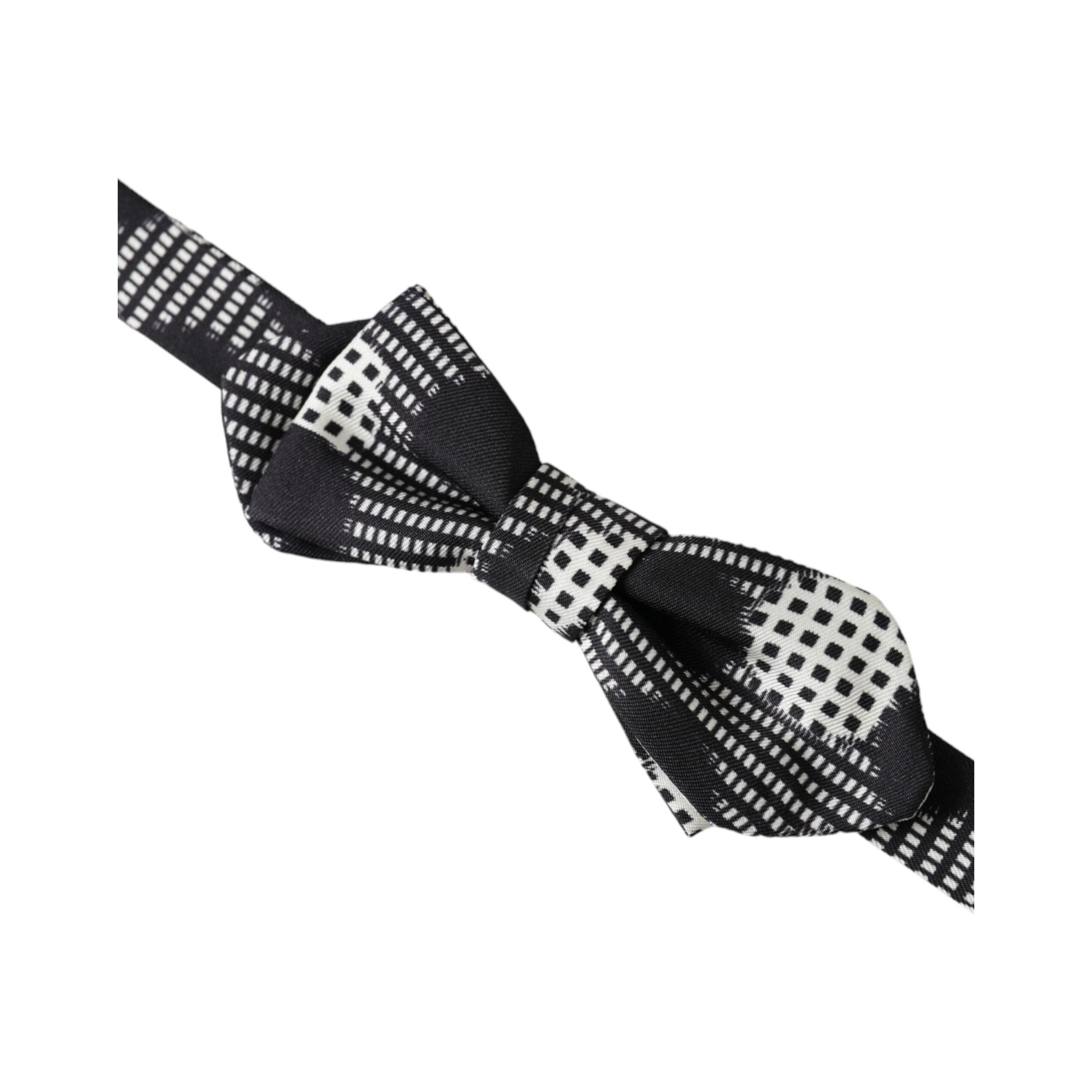 Dolce & Gabbana Multicolor Silk Polka Dot Bow Tie