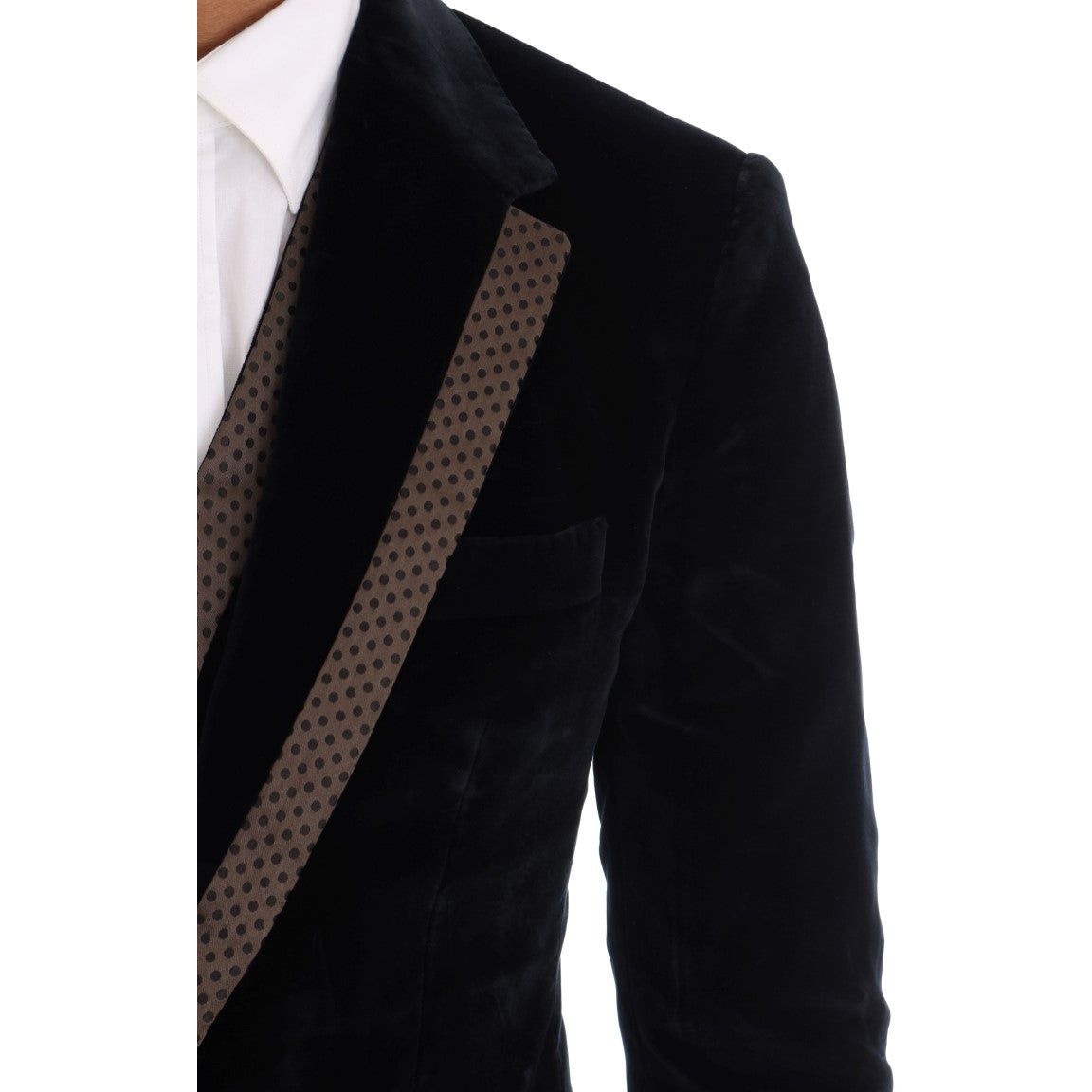 Dolce & Gabbana Blue Wool Three-Piece Slim Fit Suit