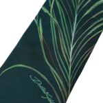 Dolce & Gabbana Green Printed 100% Silk Adjustable Tie