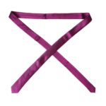 Dolce & Gabbana Purple Solid Satin Silk Adjustable Tie