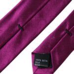 Dolce & Gabbana Purple Solid Satin Silk Adjustable Tie