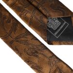 Dolce & Gabbana Brown Floral 100% Silk Adjustable Tie