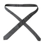 Dolce & Gabbana Black 100% Silk Patterned Adjustable Tie