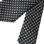 Dolce & Gabbana Black 100% Silk Patterned Adjustable Tie