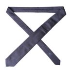 Dolce & Gabbana Navy Blue Silk Patterned Adjustable Tie