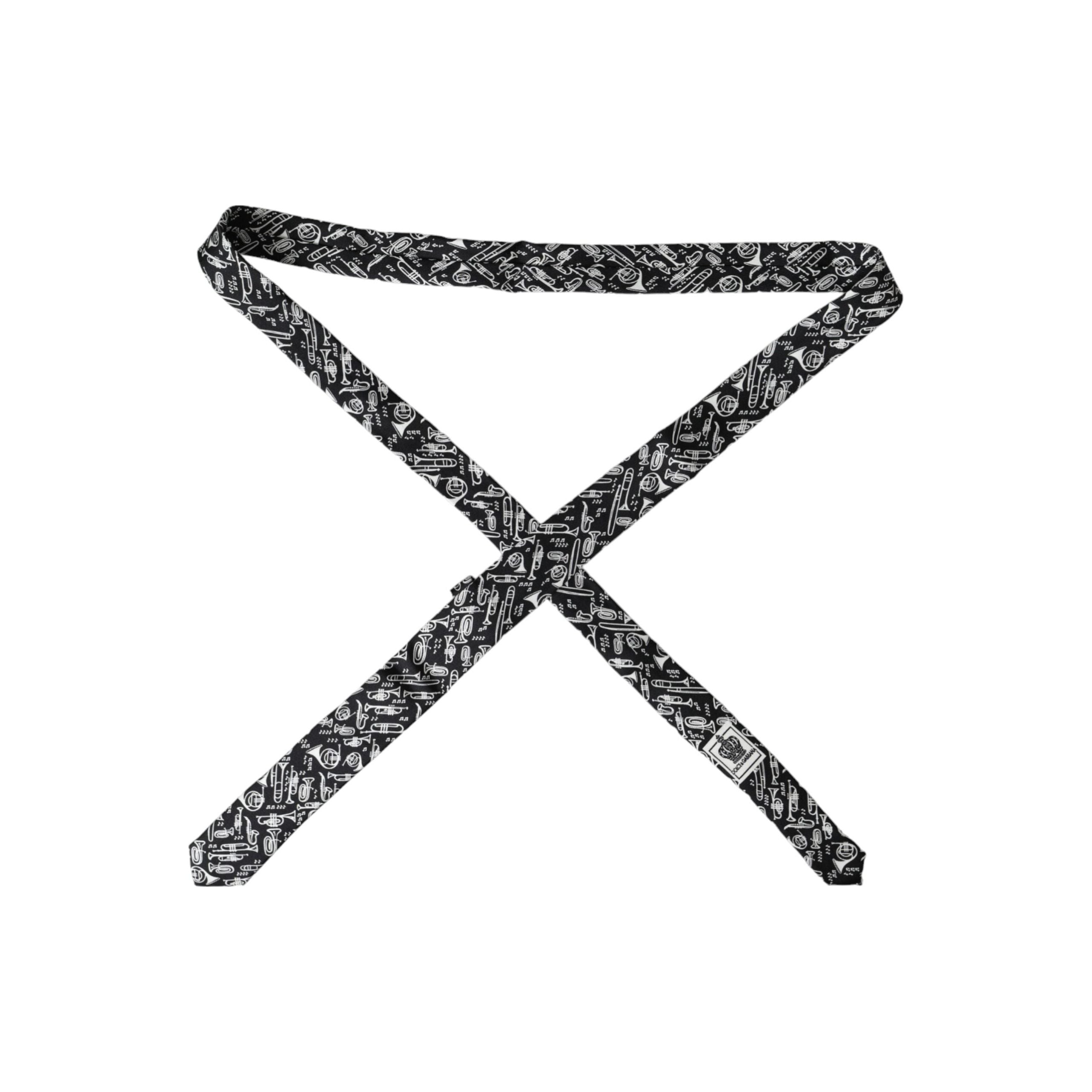 Dolce & Gabbana Black Silk Adjustable Tie