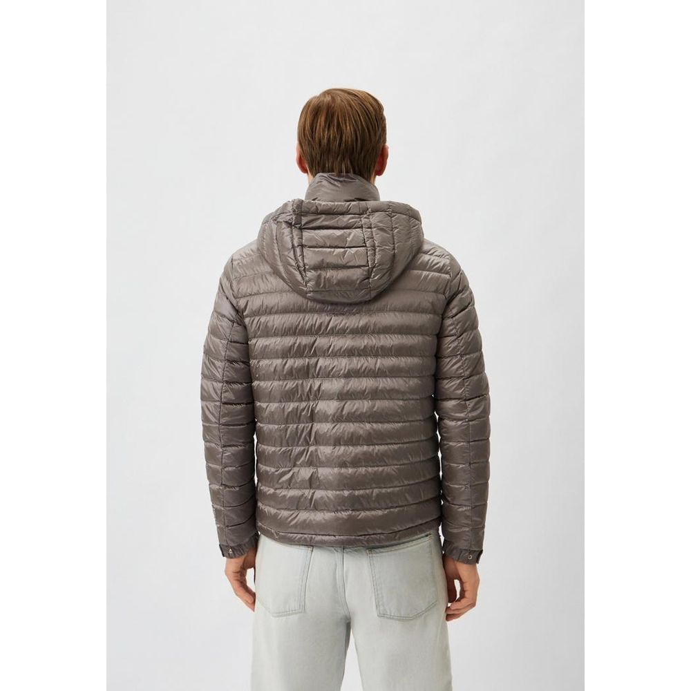 Add Gray Jacket with Detachable Inner Vest and Hood