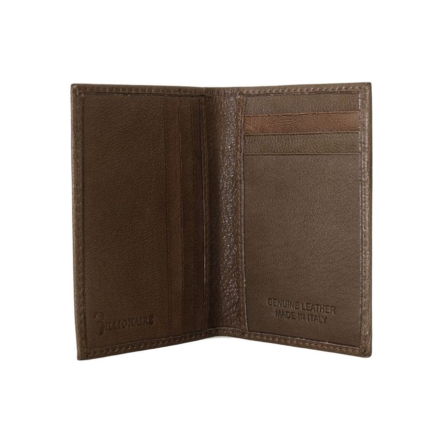 Billionaire Brown Leather Wallet in Premium Italian Leather