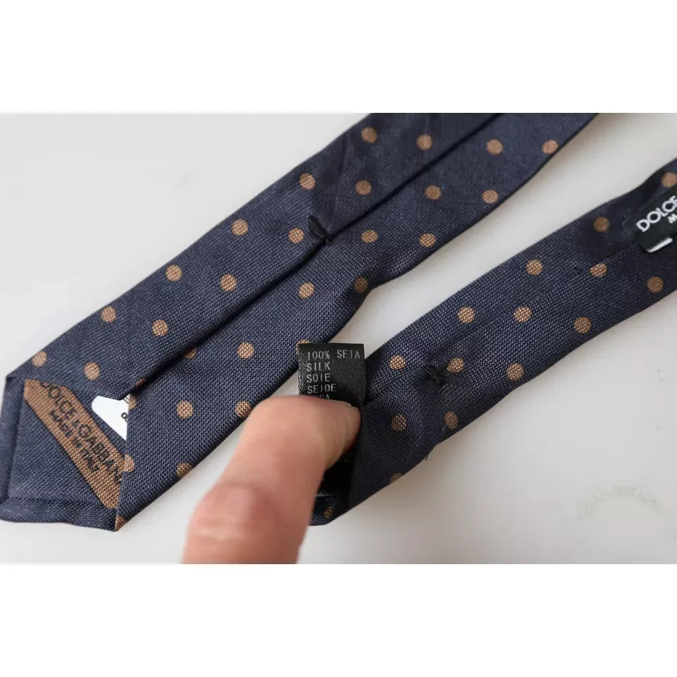 Dolce & Gabbana Black Silk Adjustable Tie