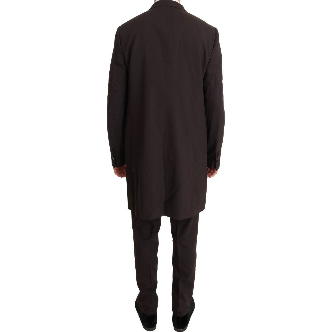 Dolce & Gabbana Bordeaux Wool Double Breasted Suit