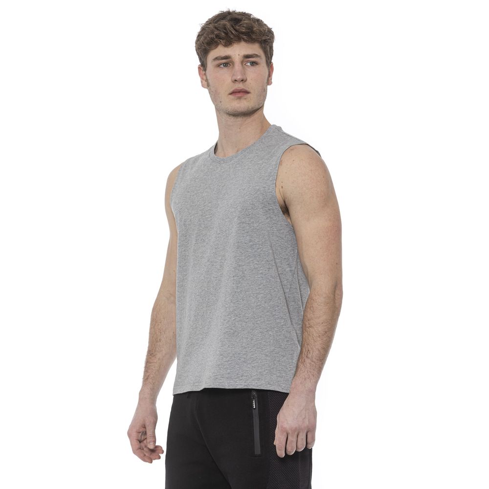 Tond Gray Cotton Tank Top - Effortless Luxury Redefined
