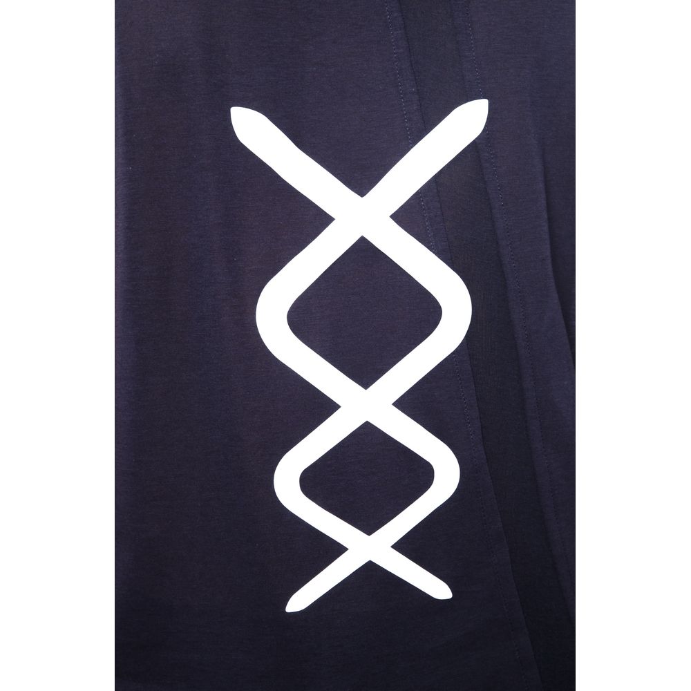 Nicolo Tonetto Black Cotton Tank Top for Effortless Elegance