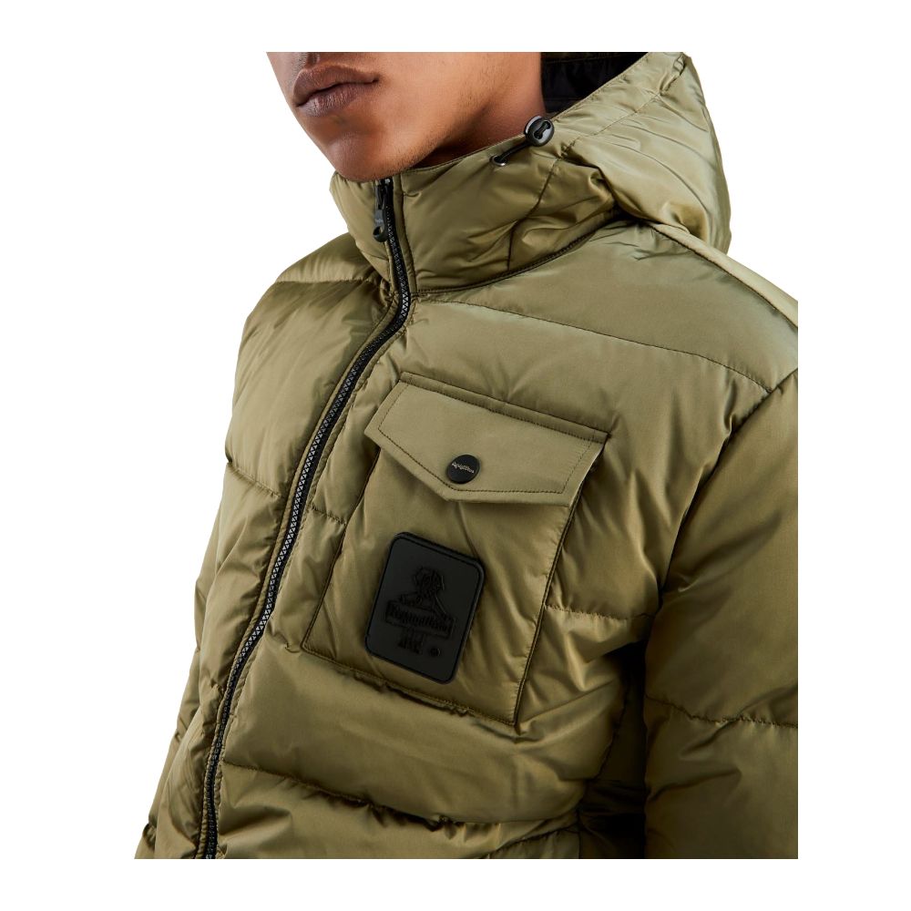 Refrigiwear Green Nylon Jacket for Elevated Style