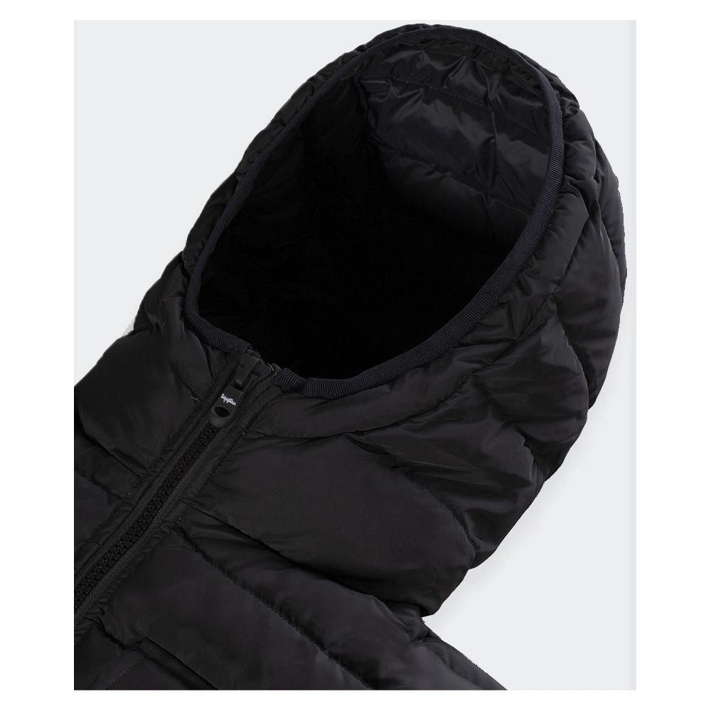 Refrigiwear Black Nylon Jacket for Elevated Style