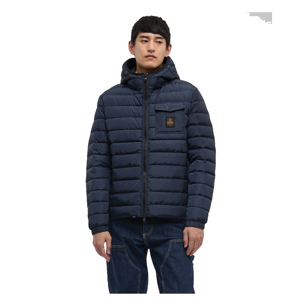Refrigiwear Blue Nylon Down Jacket