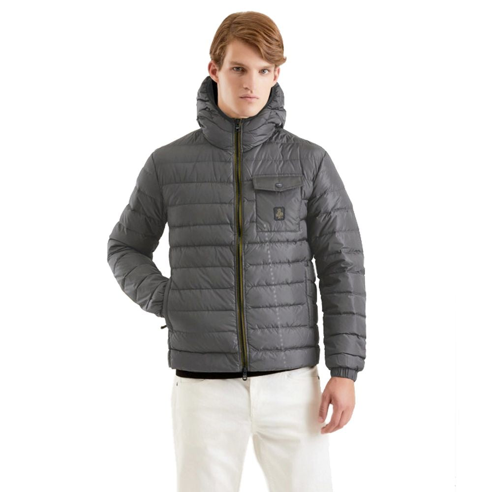 Refrigiwear Gray Nylon Jacket - Elevated Urban Outerwear