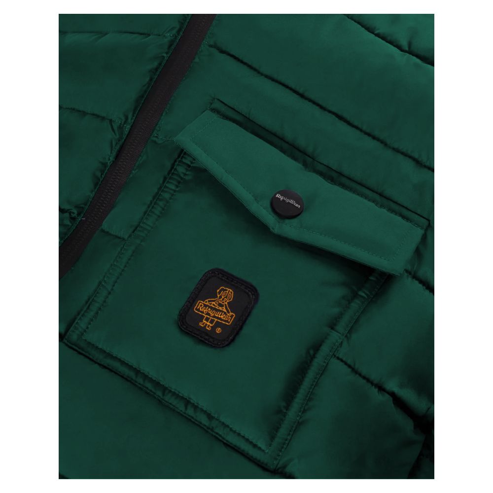 Refrigiwear Green Nylon Jacket for Effortless Elegance