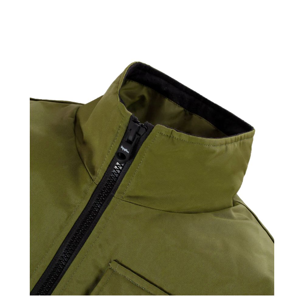 Refrigiwear Green Nylon Jacket for Effortless Sophistication