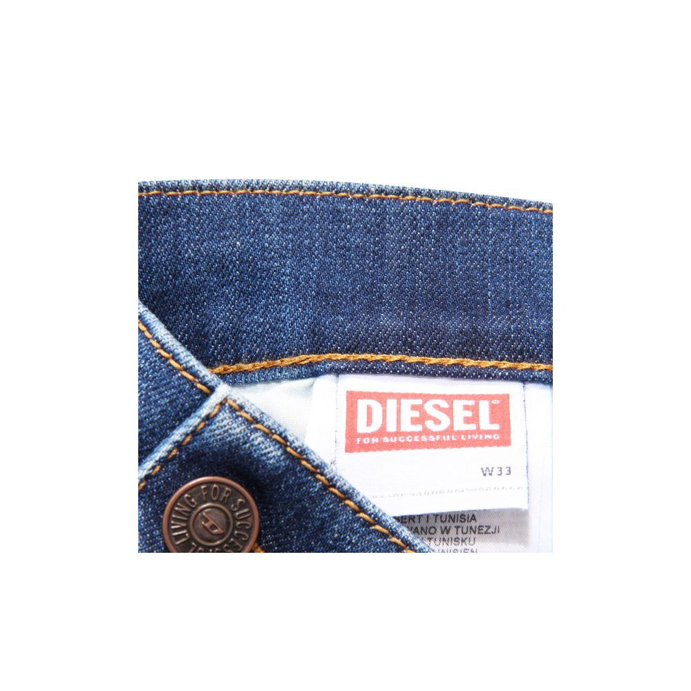 Diesel Blue Cotton Jeans for Elevated Everyday Style