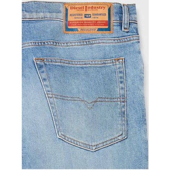 Diesel Light Blue Cotton Jeans for Effortless Elegance