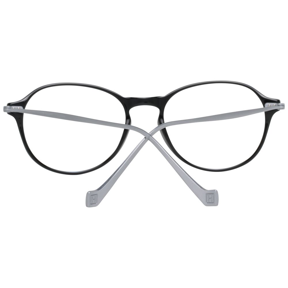 Hackett Black Acetate Optical Frames for Timeless Sophistication
