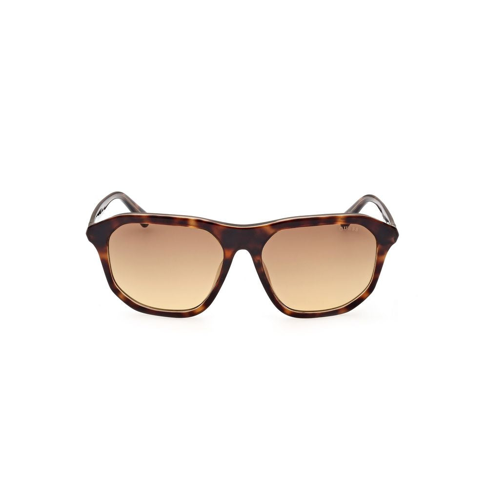 Guess Brown Injected Sunglasses - Timeless Luxury Accessory