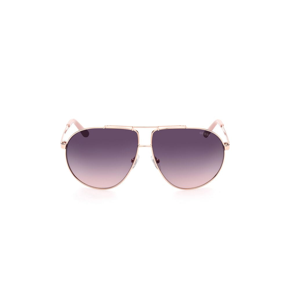 Guess Rose Gold Metal Sunglasses for Timeless Elegance