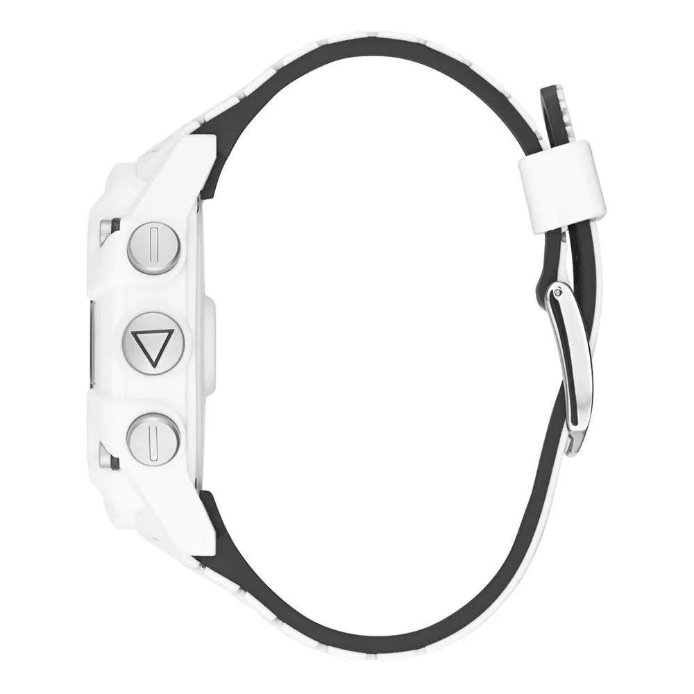 Guess White Resin Watch: Timeless Elegance Redefined