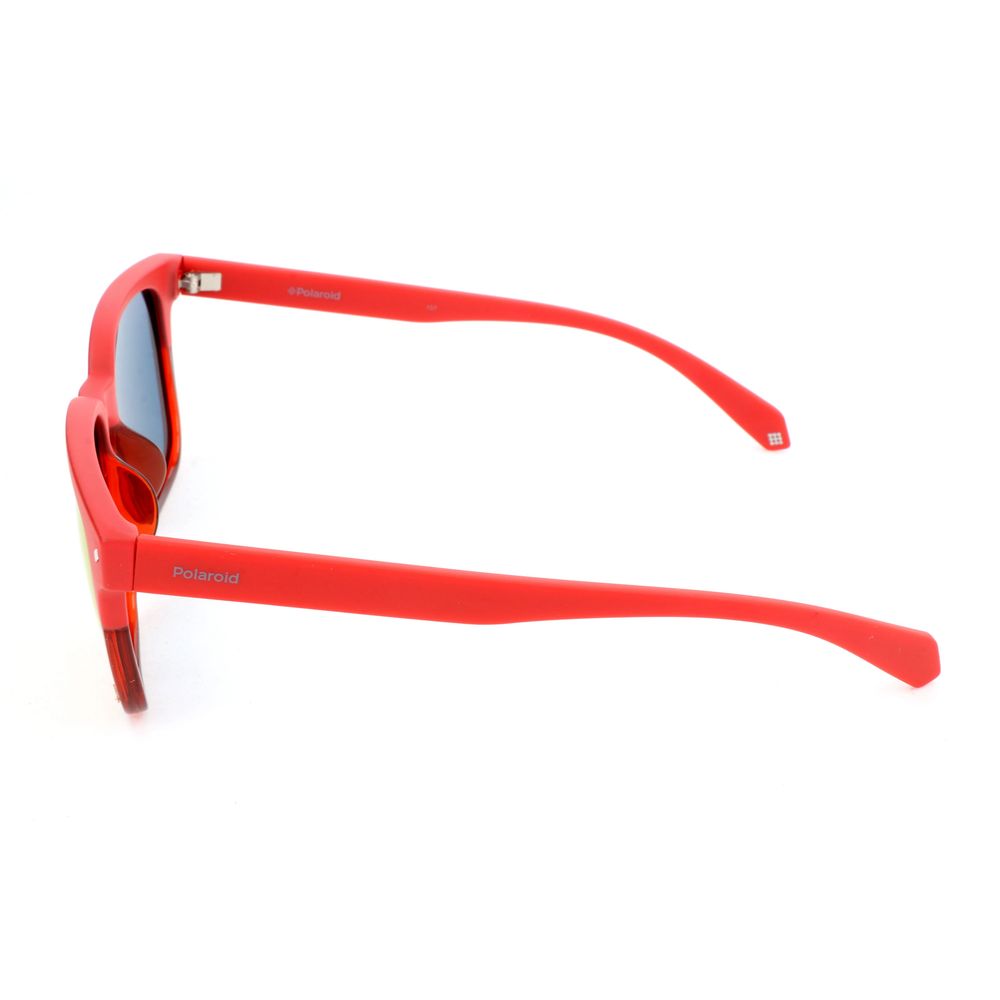 Polaroid Red Polycarbonate Sunglasses for Bold Elegance